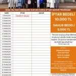 KUR’AN KURSUMUZA İFTAR .